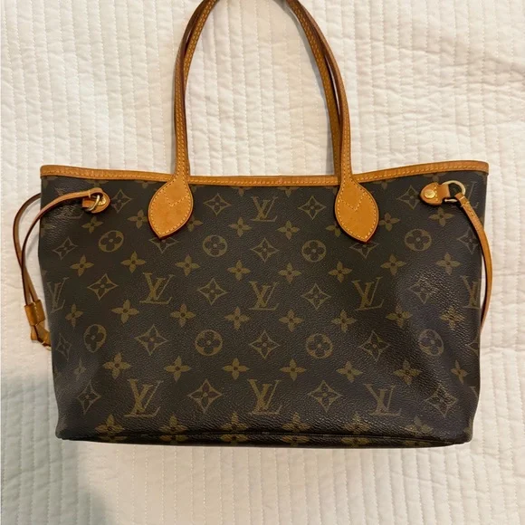 Louis Vuitton Dark Brown Monogram Tote - Picture 1 of 3